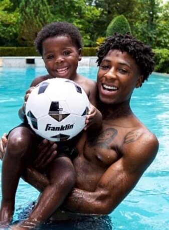 Kamiri Gaulden and his father, NBA Youngboy.